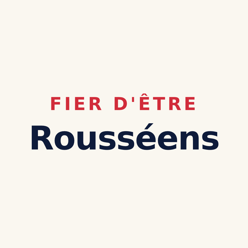 Tasse « Fier d'être Rousséens » — design pour Rouessé-Fontaine