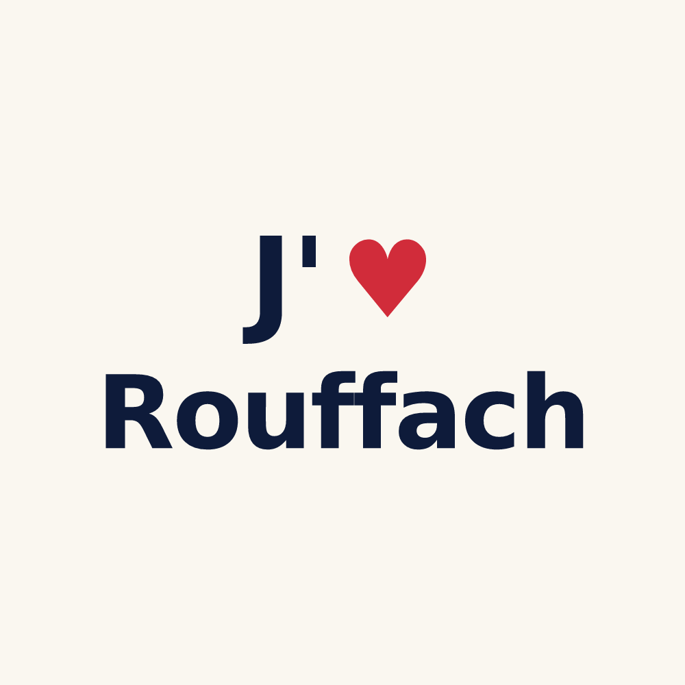 Tasse personnalisée Rouffach — design J'aime Rouffach