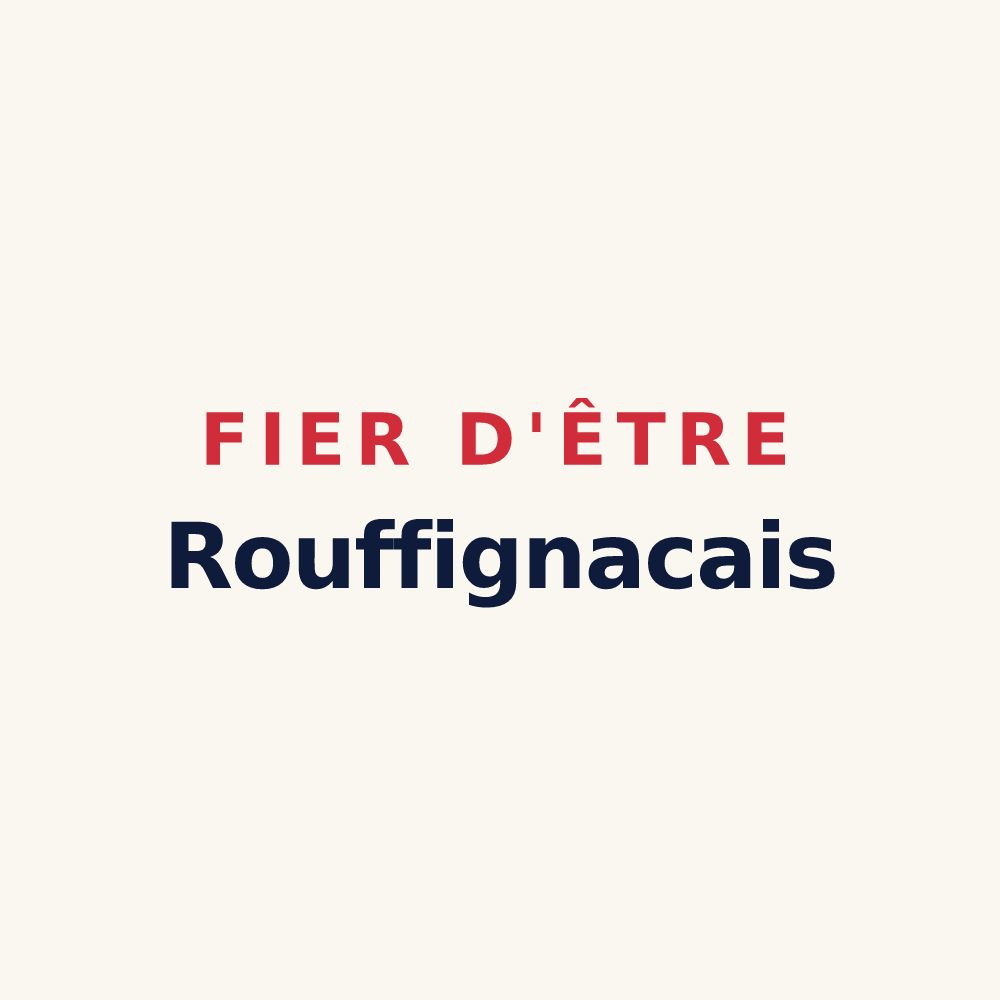 Tasse « Fier d'être Rouffignacais » — design pour Rouffignac