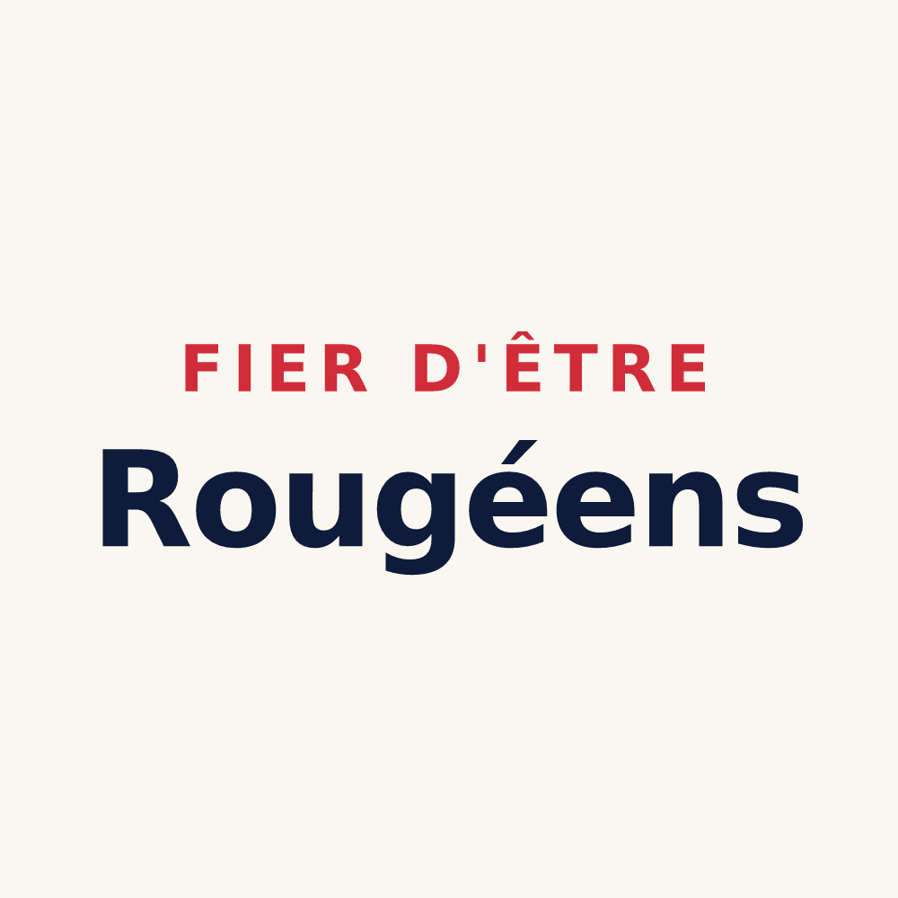 Tasse « Fier d'être Rougéens » — design pour Rougé