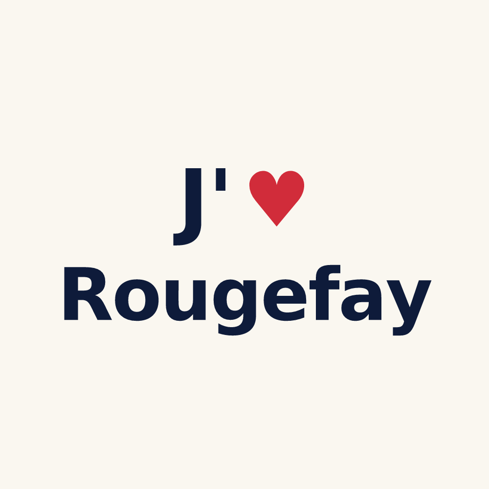 Tasse personnalisée Rougefay — design J'aime Rougefay
