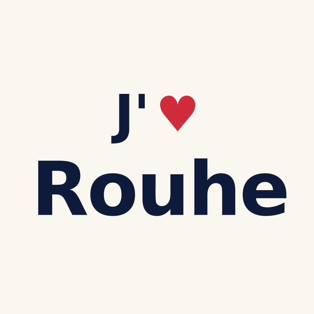 Tasse personnalisée Rouhe — design J'aime Rouhe