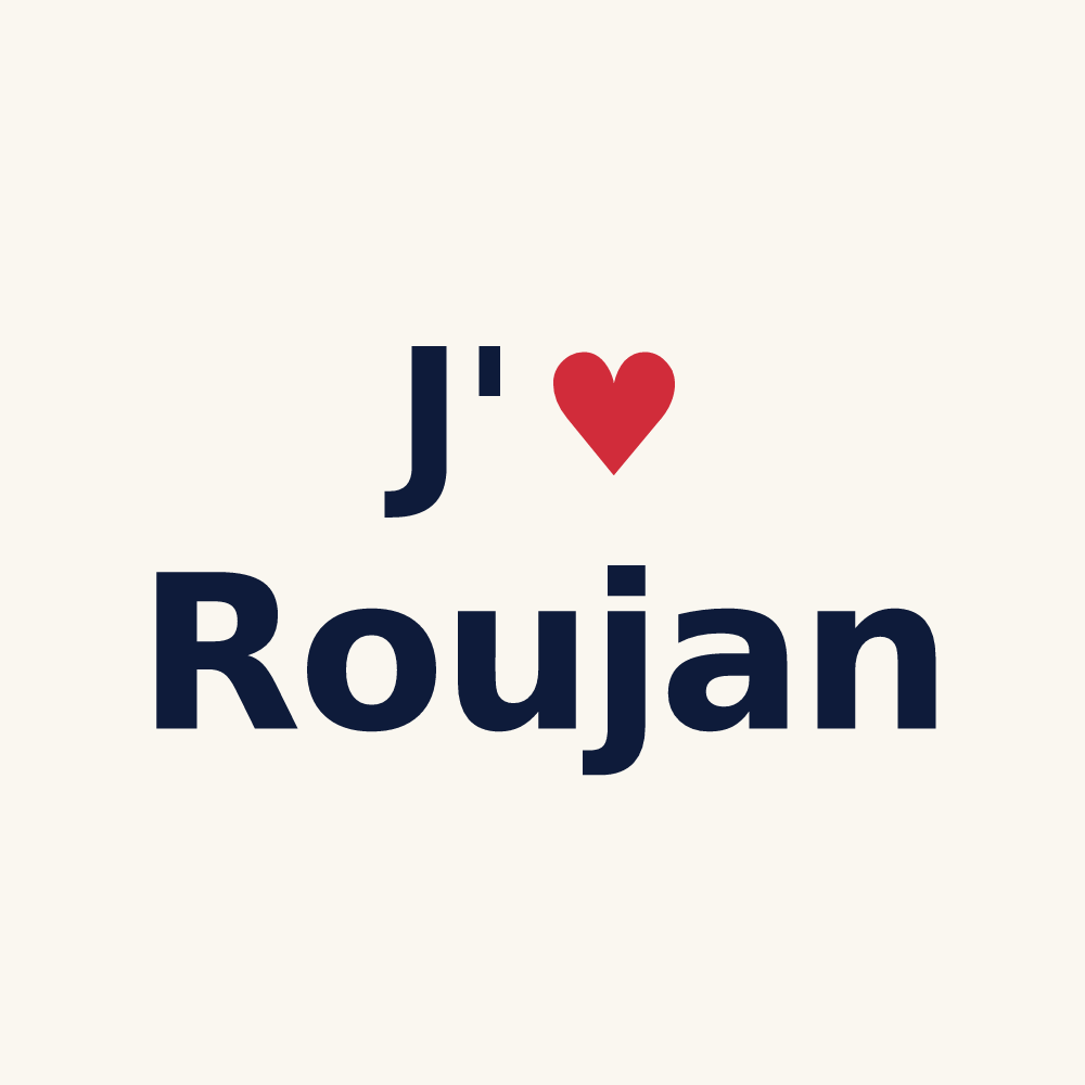 Tasse personnalisée Roujan — design J'aime Roujan