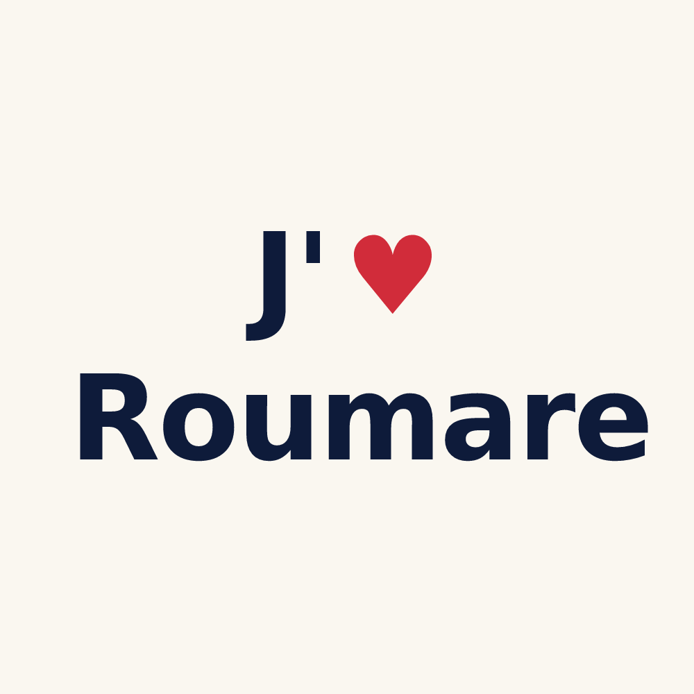 Tasse personnalisée Roumare — design J'aime Roumare