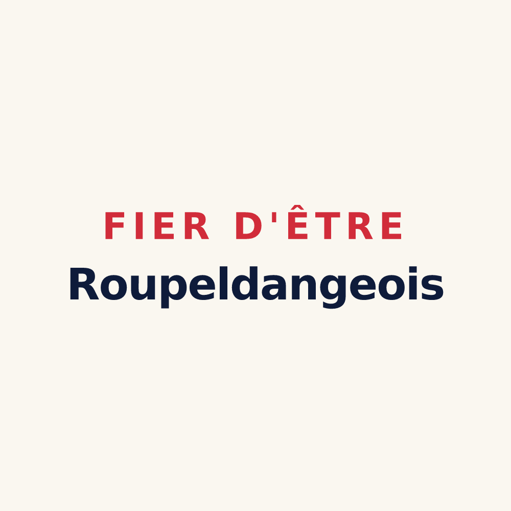 Tasse « Fier d'être Roupeldangeois » — design pour Roupeldange