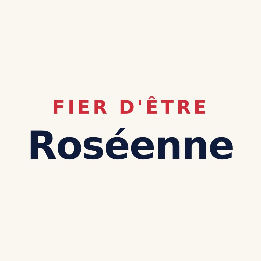 Tasse « Fier d'être Roséenne » — design pour Rousies