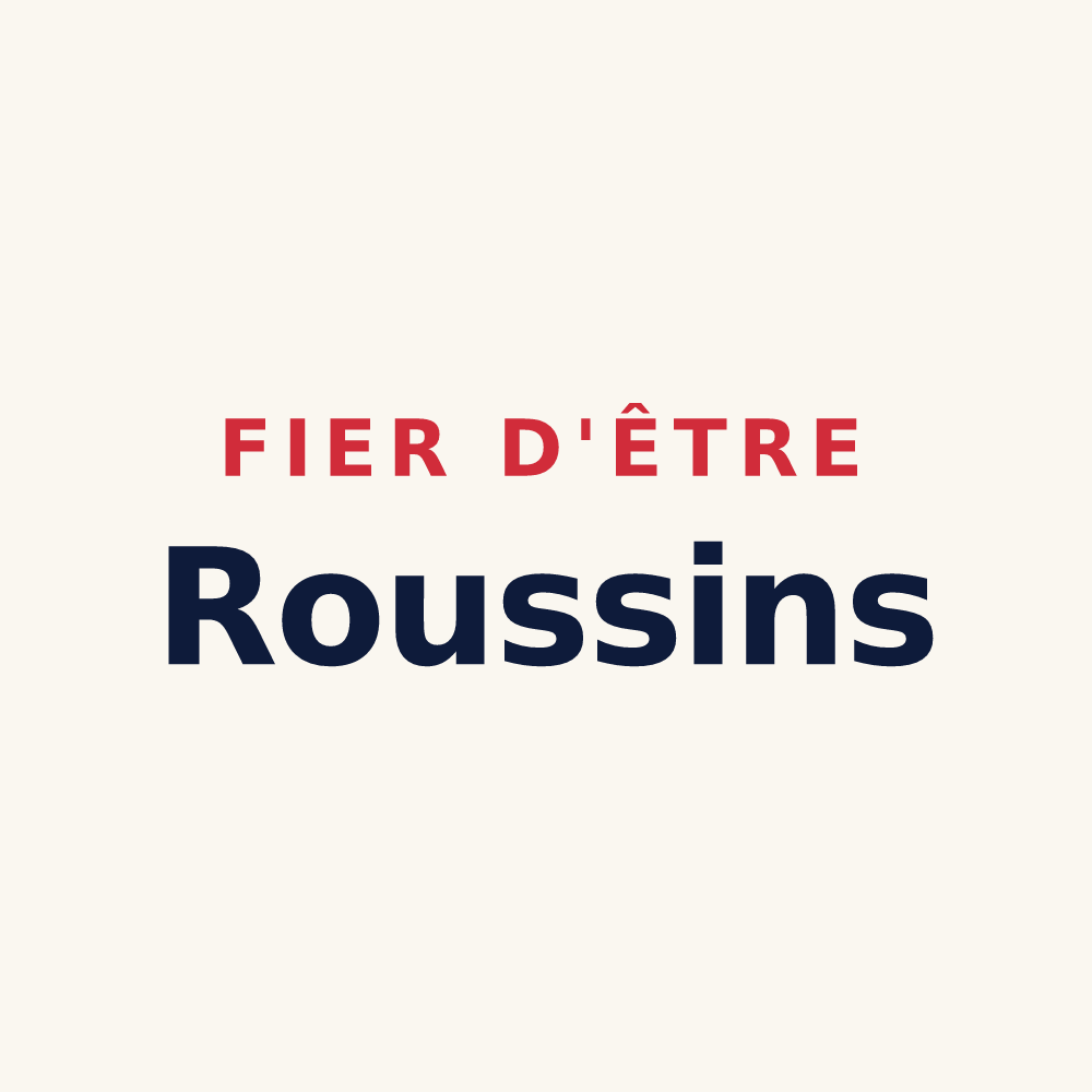 Tasse « Fier d'être Roussins » — design pour Rousses