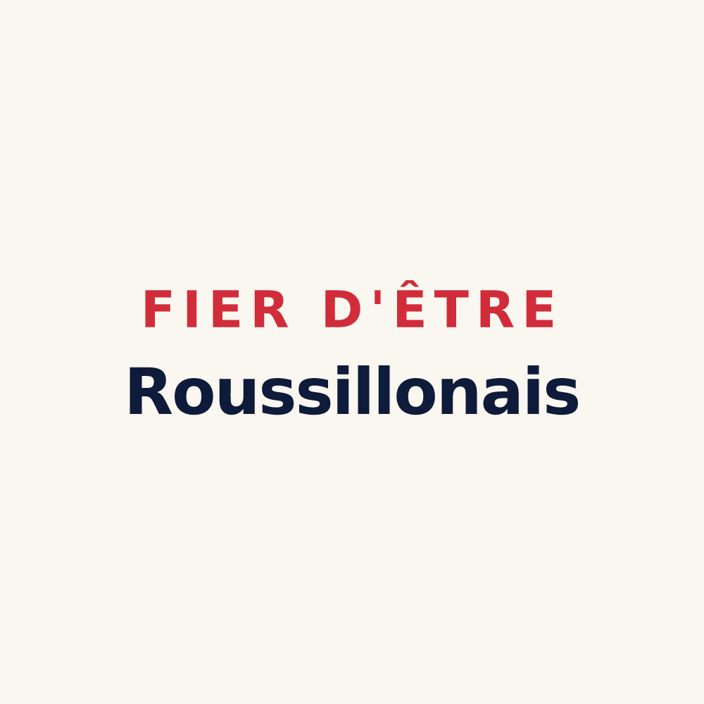Tasse « Fier d'être Roussillonais » — design pour Roussillon