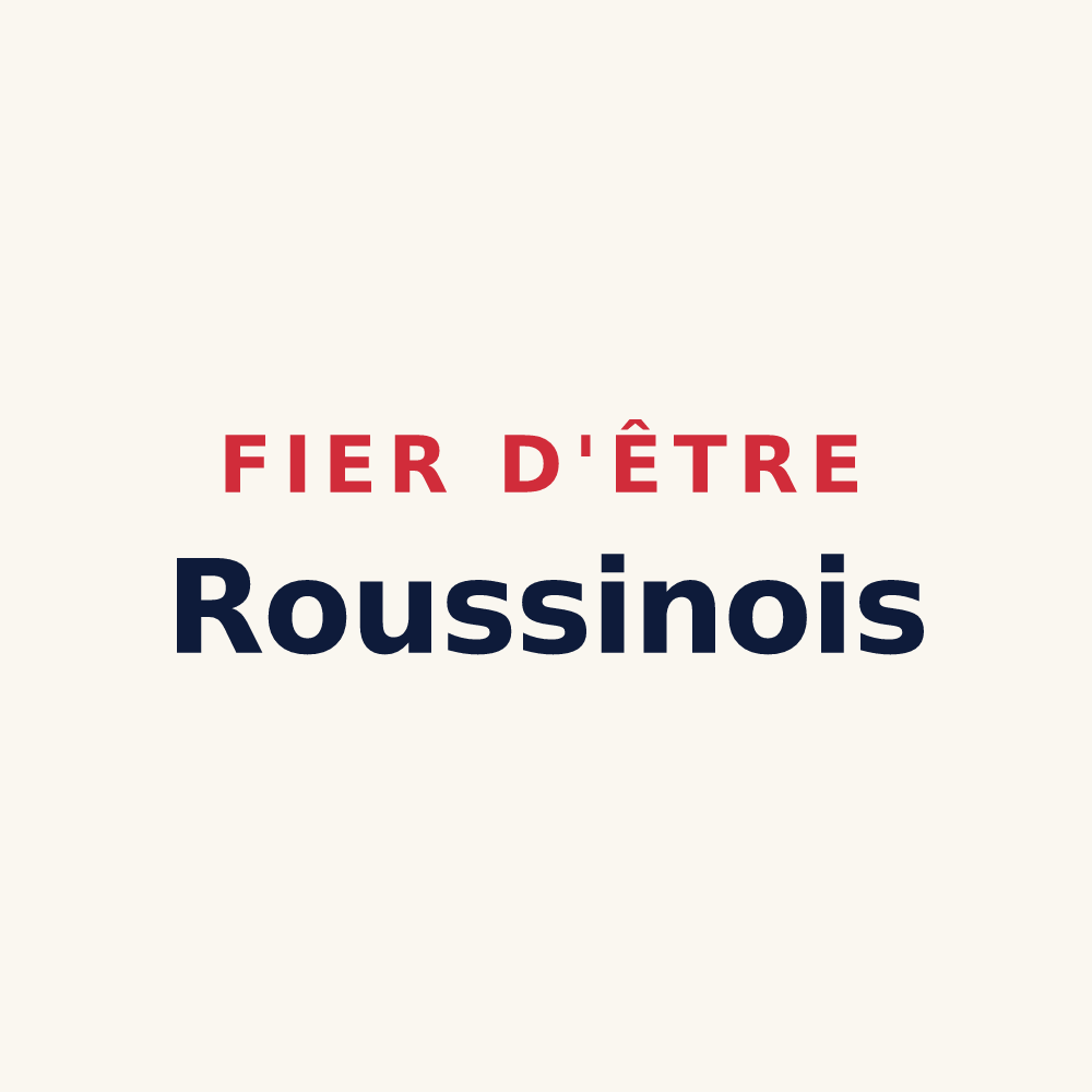 Tasse « Fier d'être Roussinois » — design pour Roussines