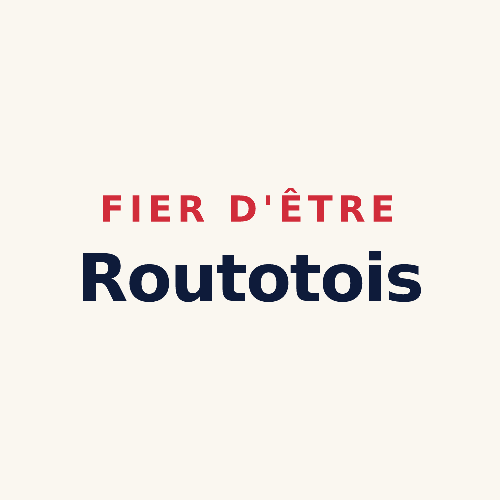 Tasse « Fier d'être Routotois » — design pour Routot
