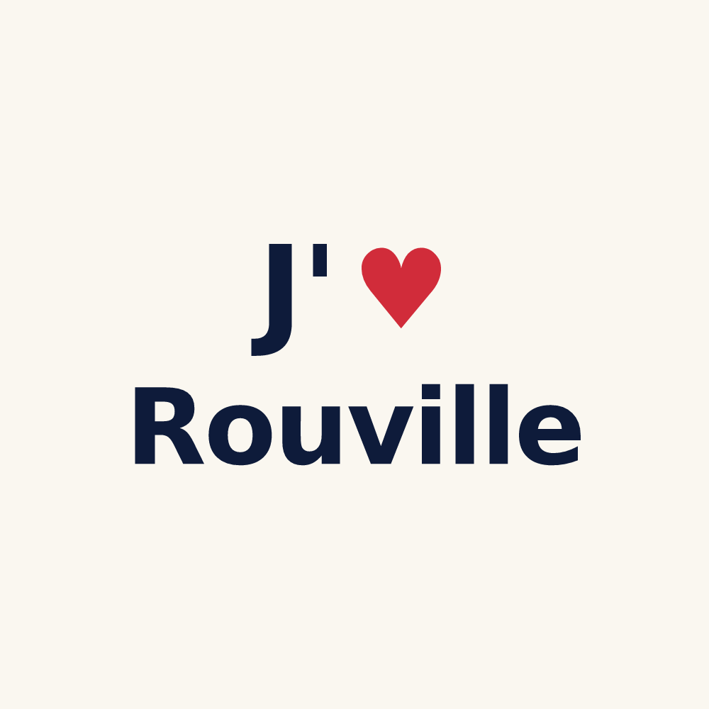 Tasse personnalisée Rouville — design J'aime Rouville