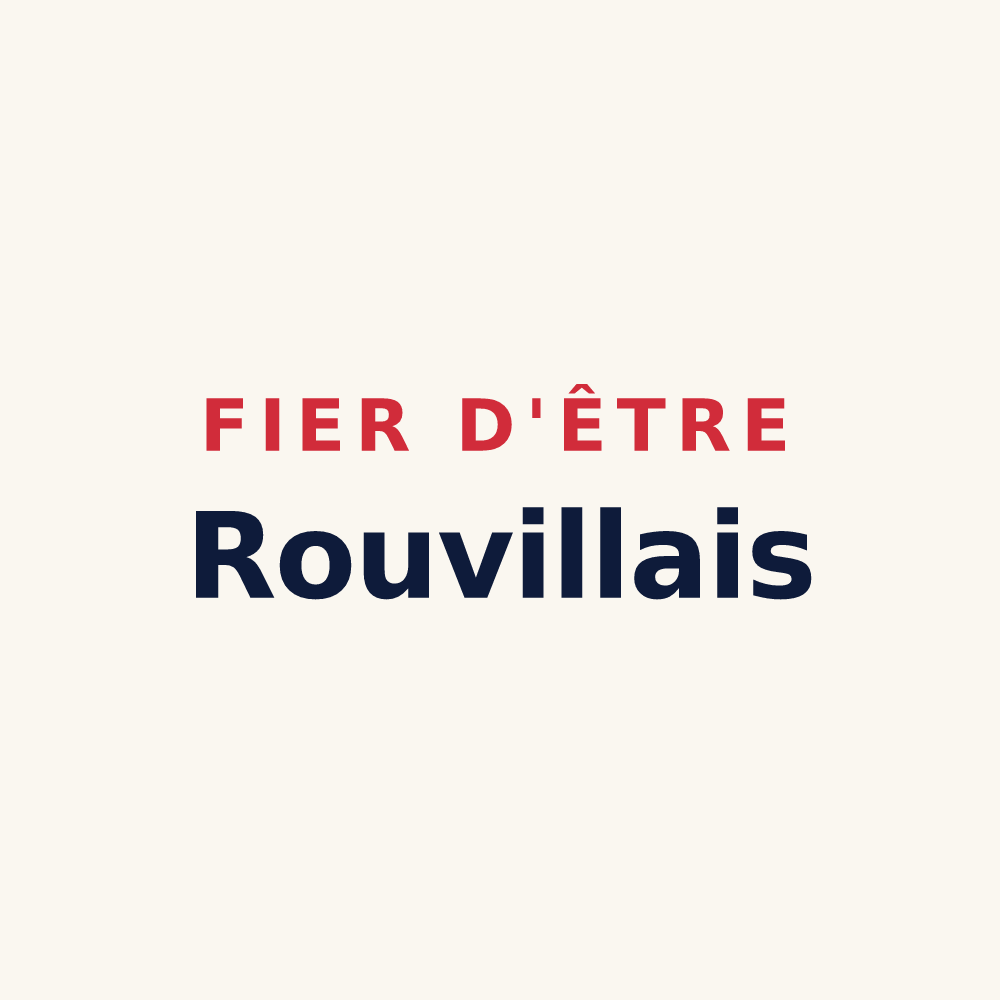 Tasse « Fier d'être Rouvillais » — design pour Rouville