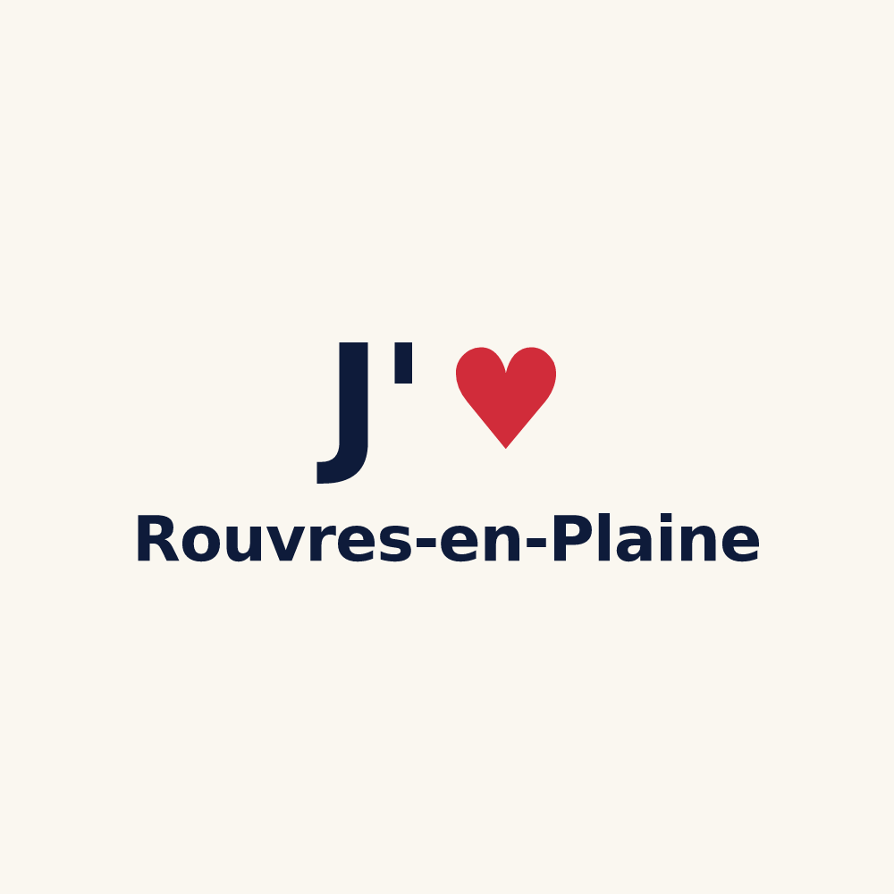 Tasse personnalisée Rouvres-en-Plaine — design « J'aime Rouvres-en-Plaine » imprimé sur la tasse