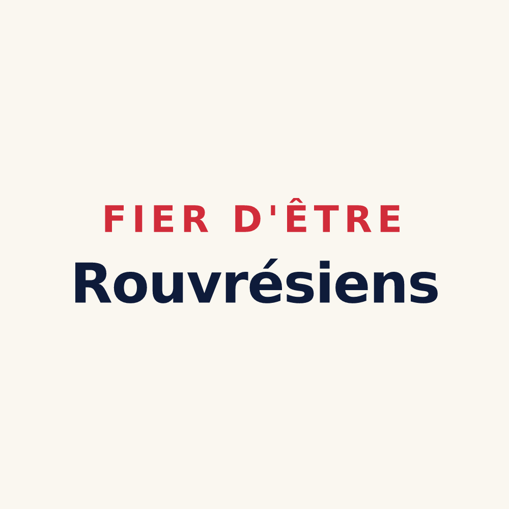 Tasse « Fier d'être Rouvrésiens » — design pour Rouvres