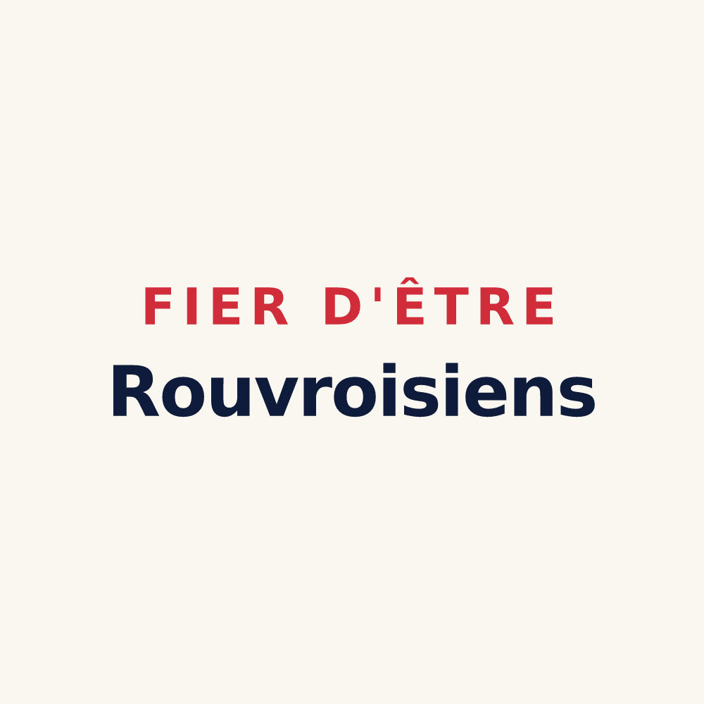 Tasse « Fier d'être Rouvroisiens » — design pour Rouvroy