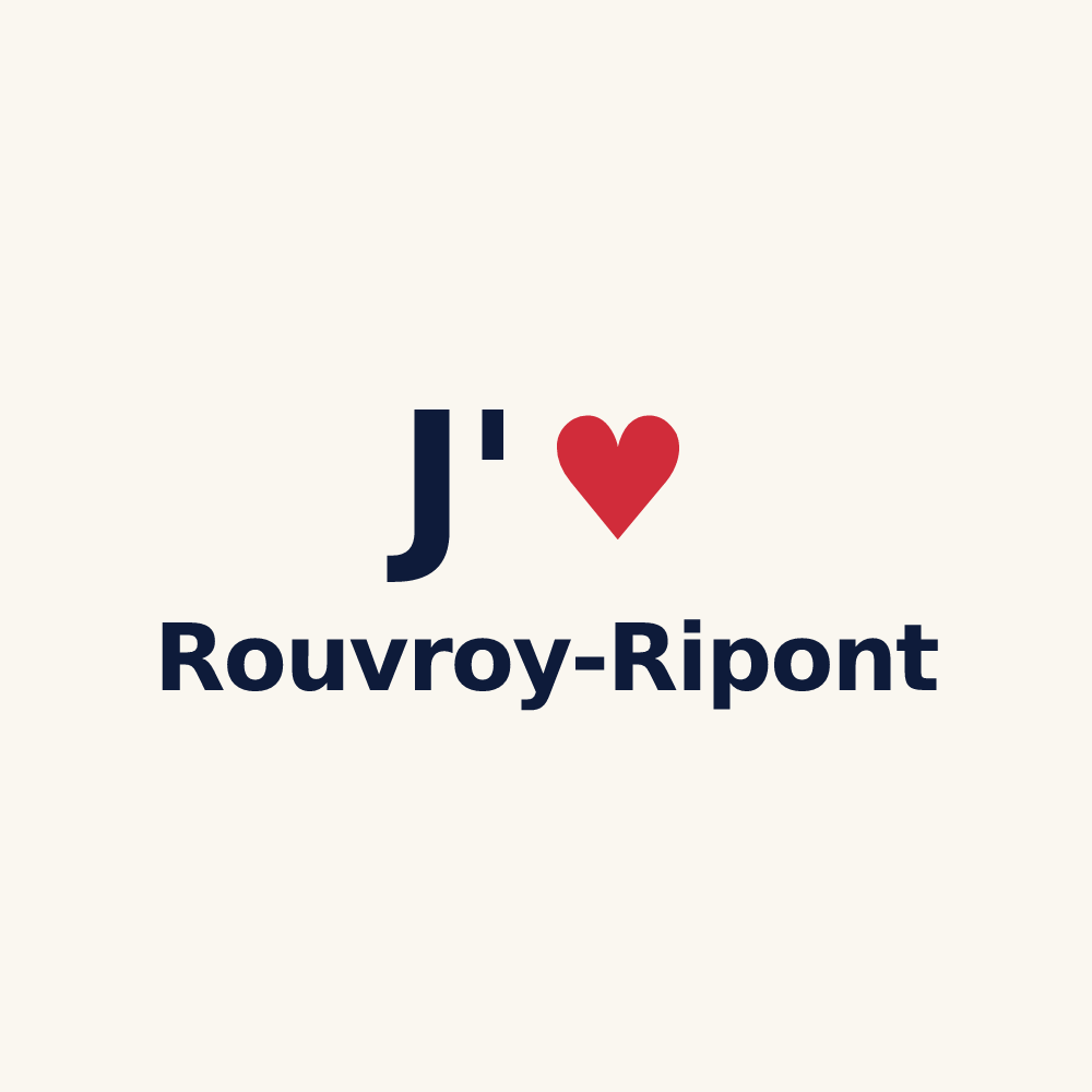 Tasse personnalisée Rouvroy-Ripont — design J'aime Rouvroy-Ripont