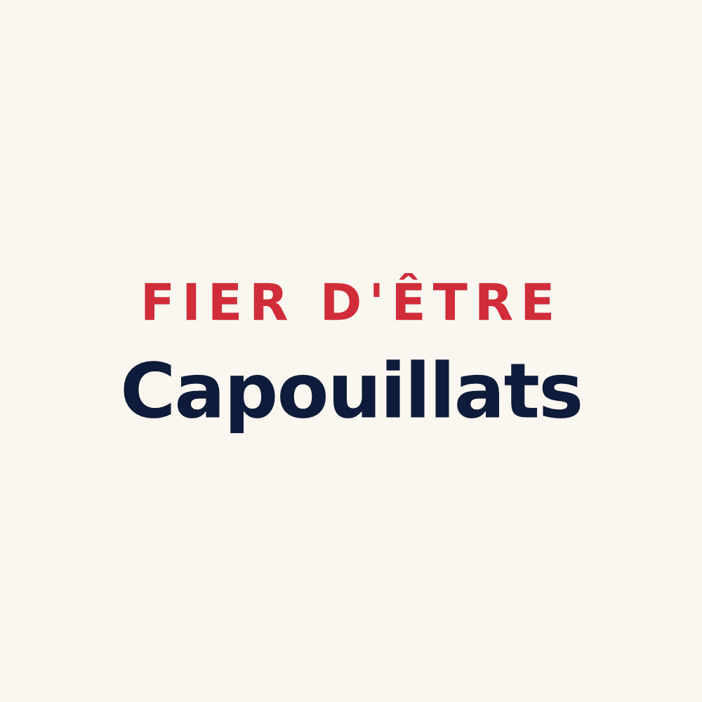 Tasse « Fier d'être Capouillats » — design pour Rouvroy-Ripont