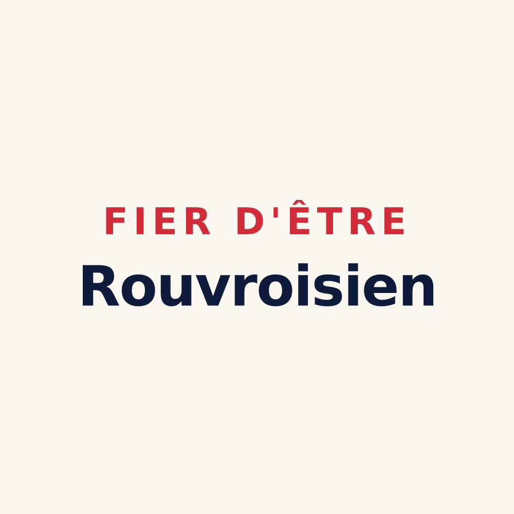 Tasse « Fier d'être Rouvroisien » — design pour Rouvroy-sur-Marne