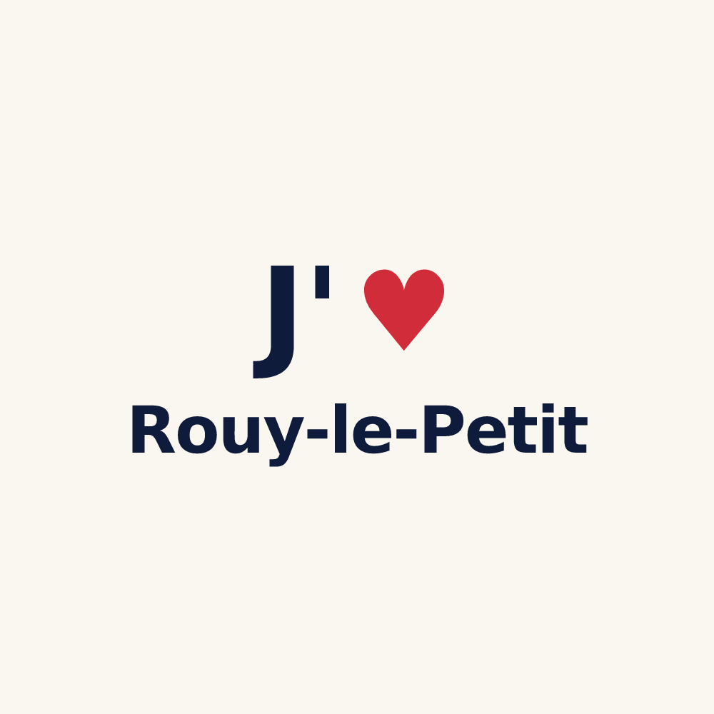 Tasse personnalisée Rouy-le-Petit — design J'aime Rouy-le-Petit