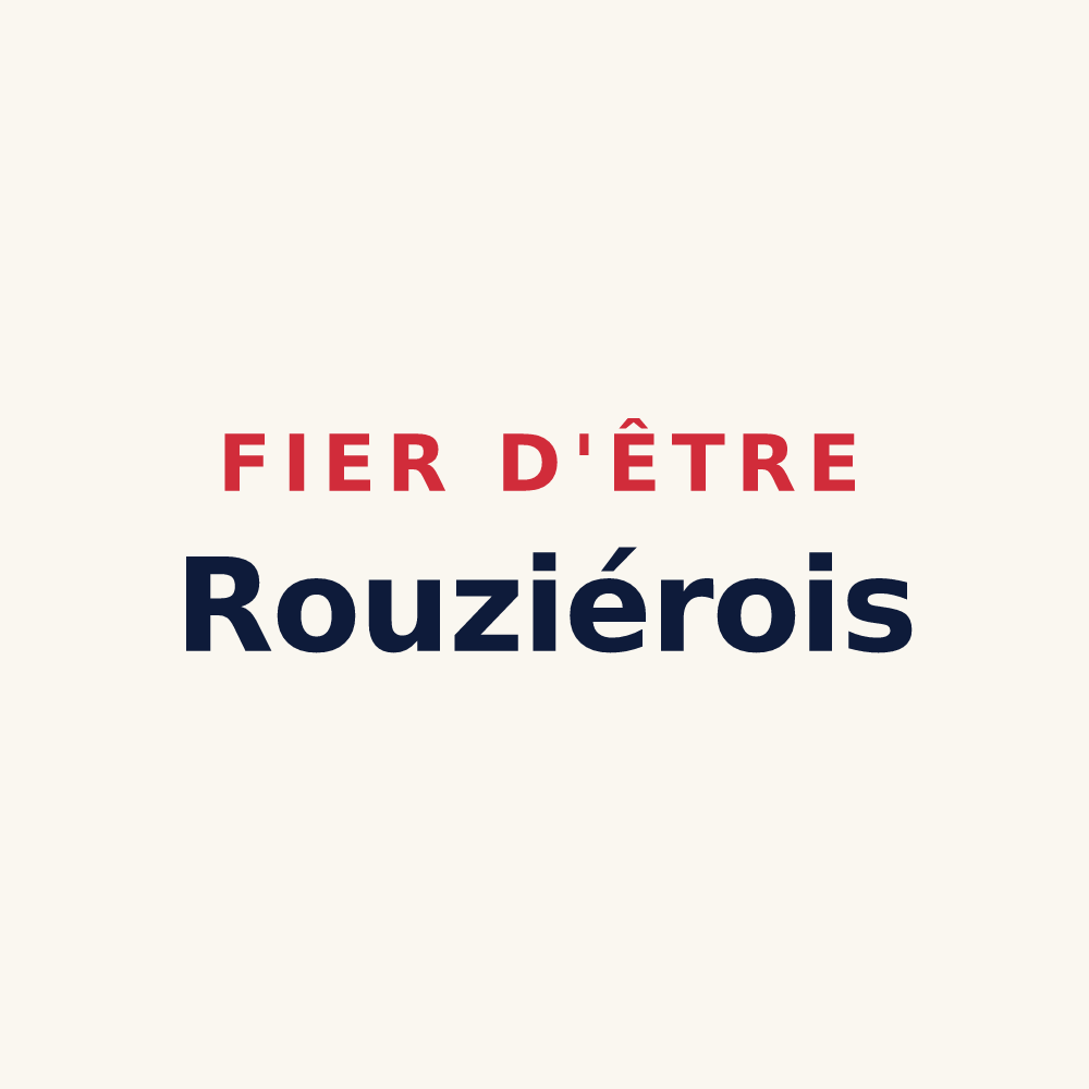 Tasse « Fier d'être Rouziérois » — design pour Rouziers-de-Touraine