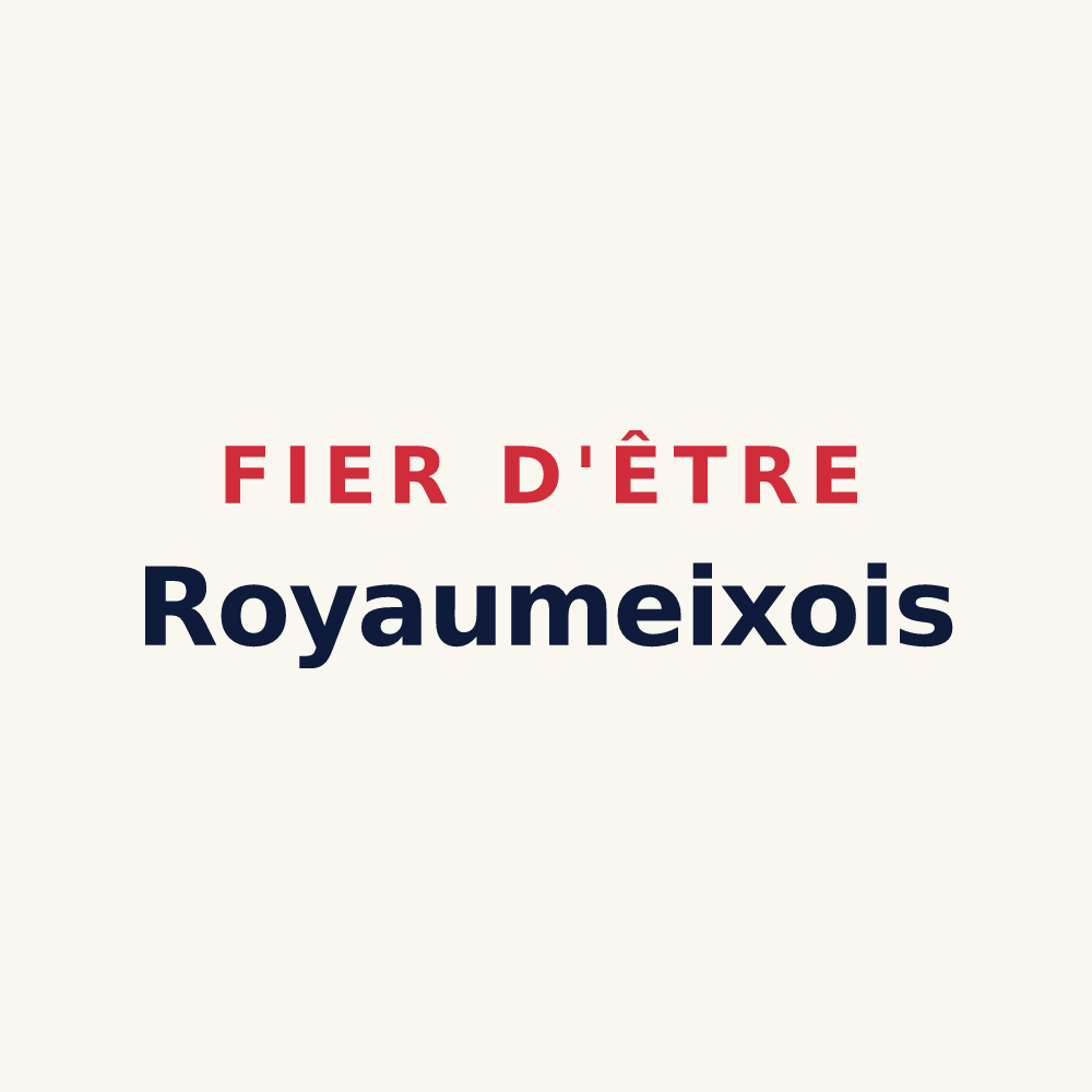 Tasse « Fier d'être Royaumeixois » — design pour Royaumeix