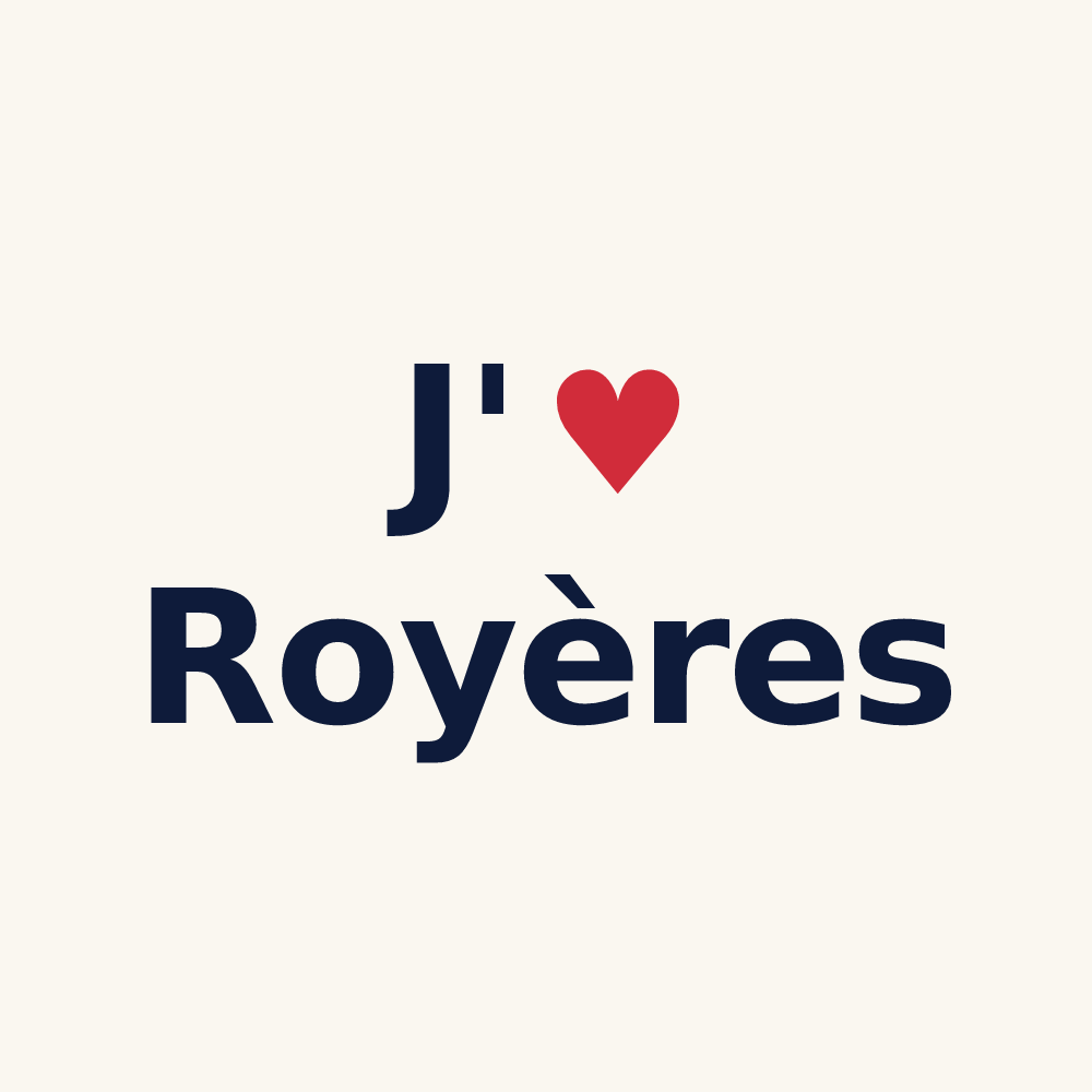 Tasse personnalisée Royères — design J'aime Royères