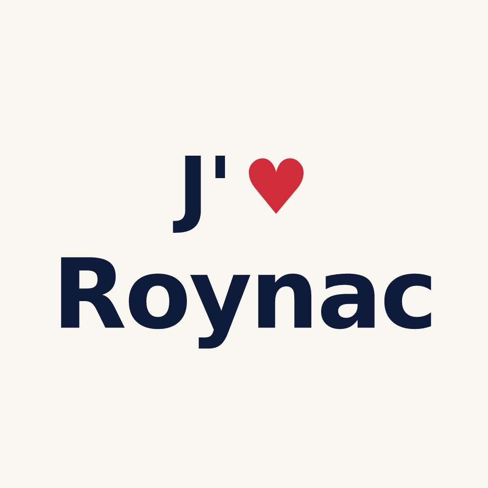 Tasse personnalisée Roynac — design J'aime Roynac