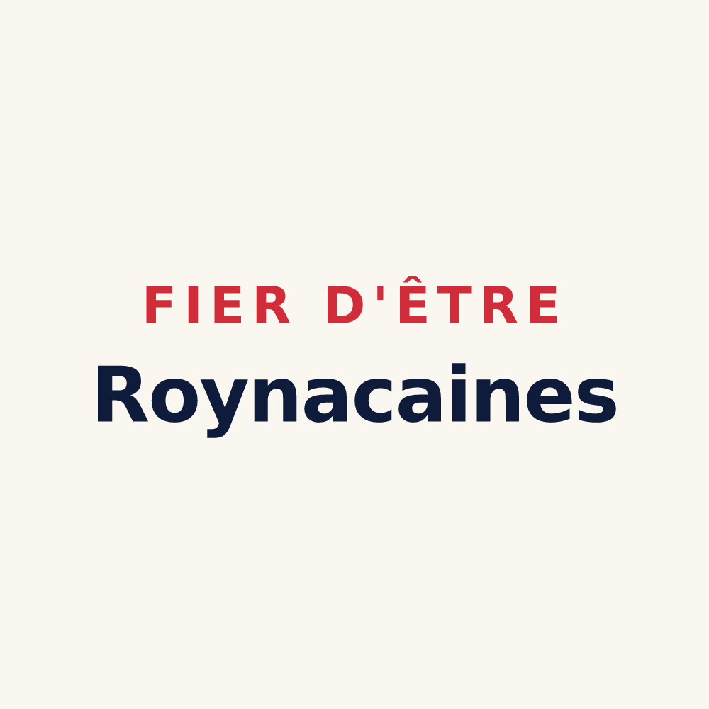 Tasse « Fier d'être Roynacaines » — design pour Roynac