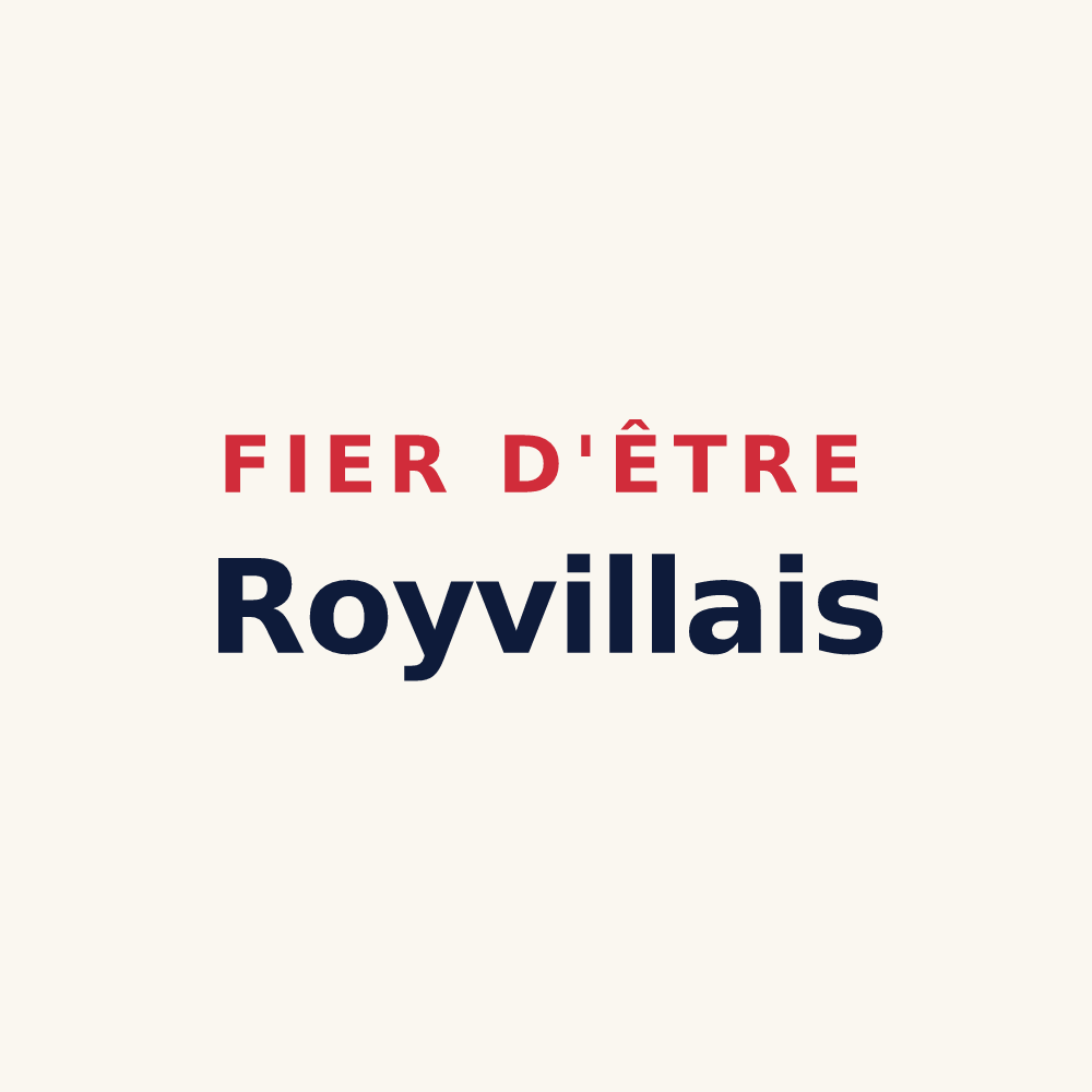 Tasse « Fier d'être Royvillais » — design pour Royville