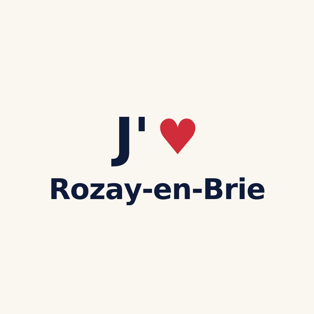 Tasse personnalisée Rozay-en-Brie — design J'aime Rozay-en-Brie