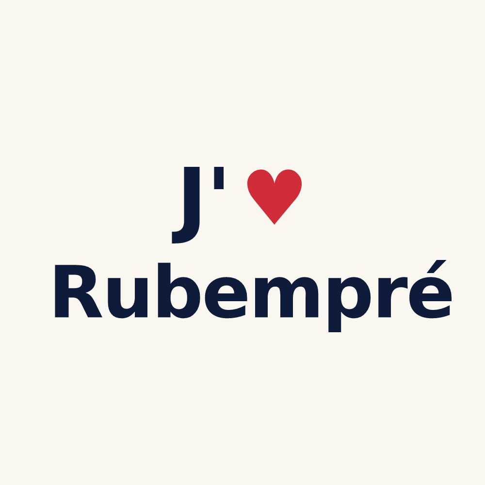 Tasse personnalisée Rubempré — design J'aime Rubempré