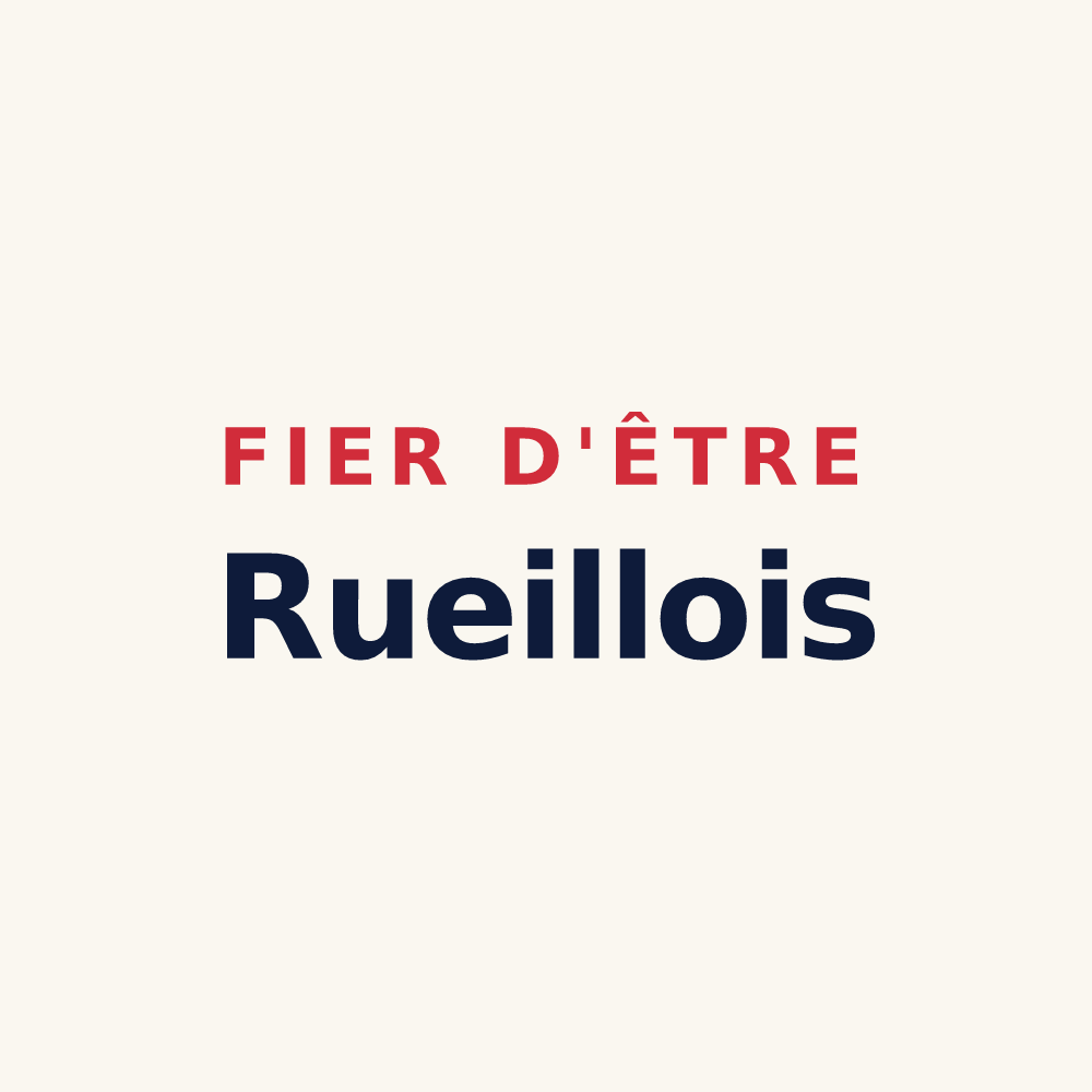 Tasse « Fier d'être Rueillois » — design pour Rueil-Malmaison