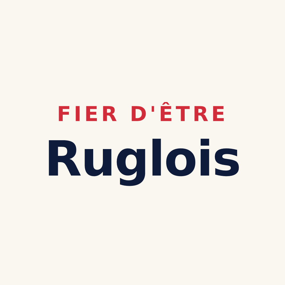 Tasse « Fier d'être Ruglois » — design pour Rugles