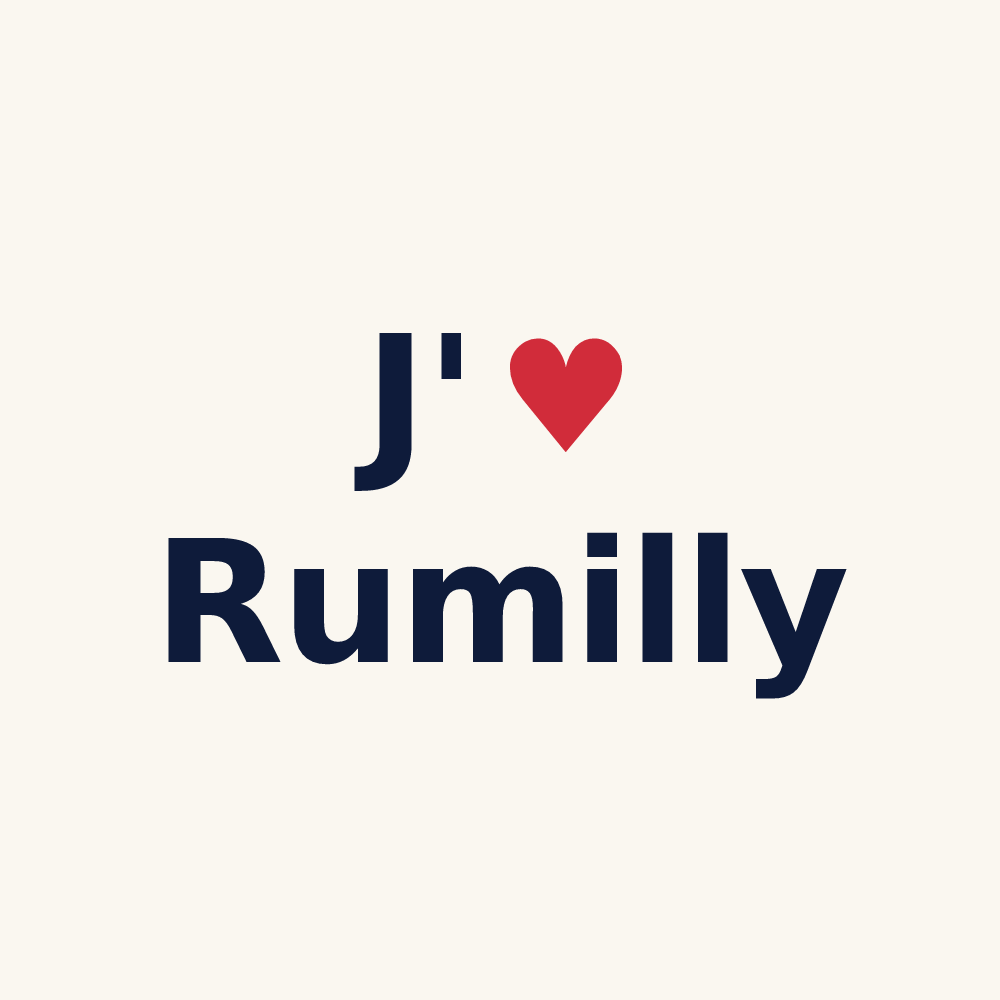 Tasse personnalisée Rumilly — design J'aime Rumilly
