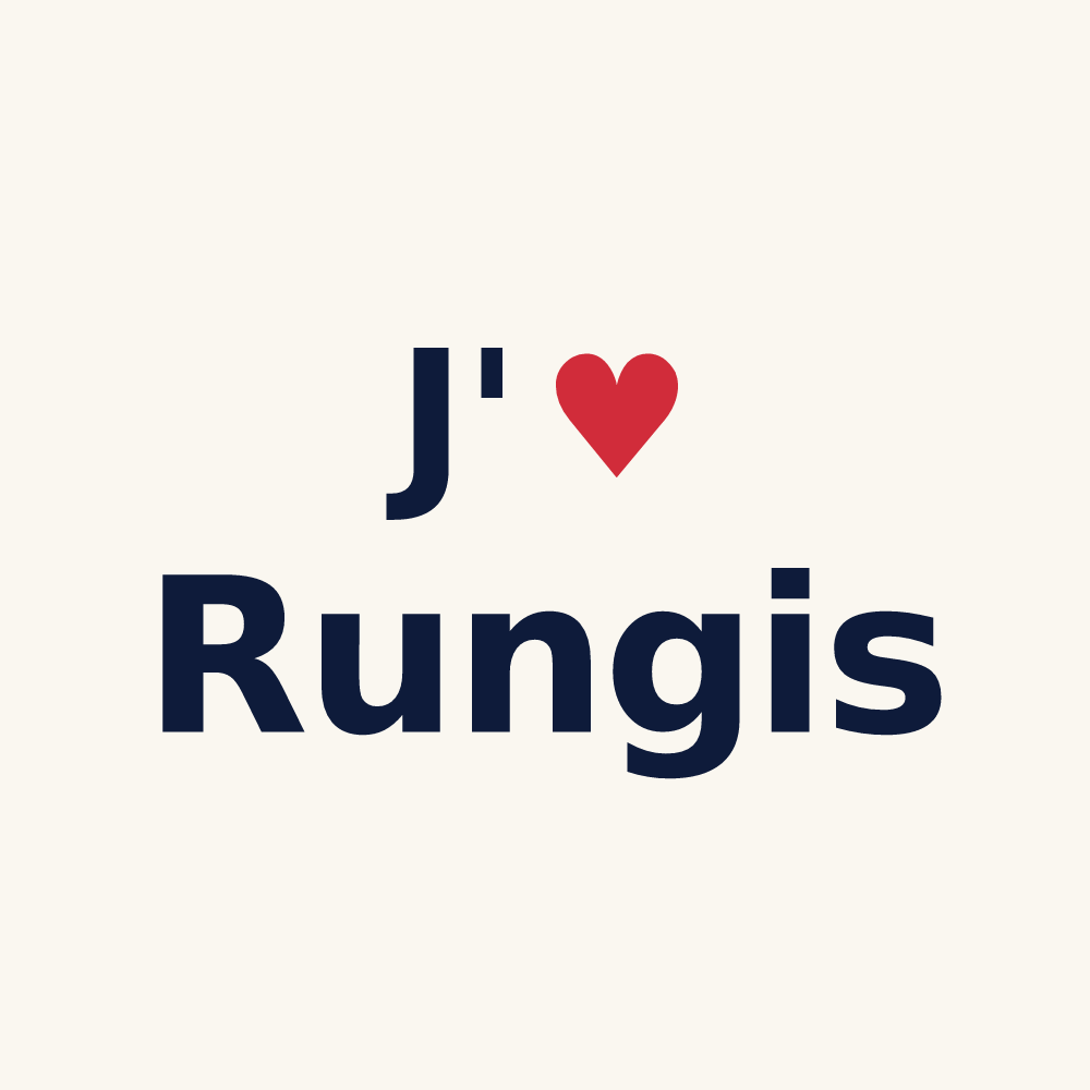 Tasse personnalisée Rungis — design J'aime Rungis