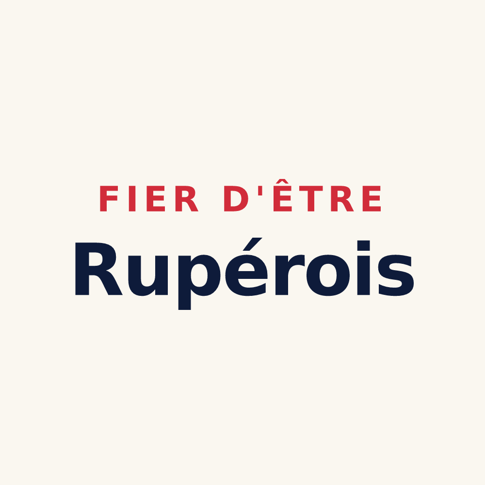 Tasse « Fier d'être Rupérois » — design pour Rupéreux