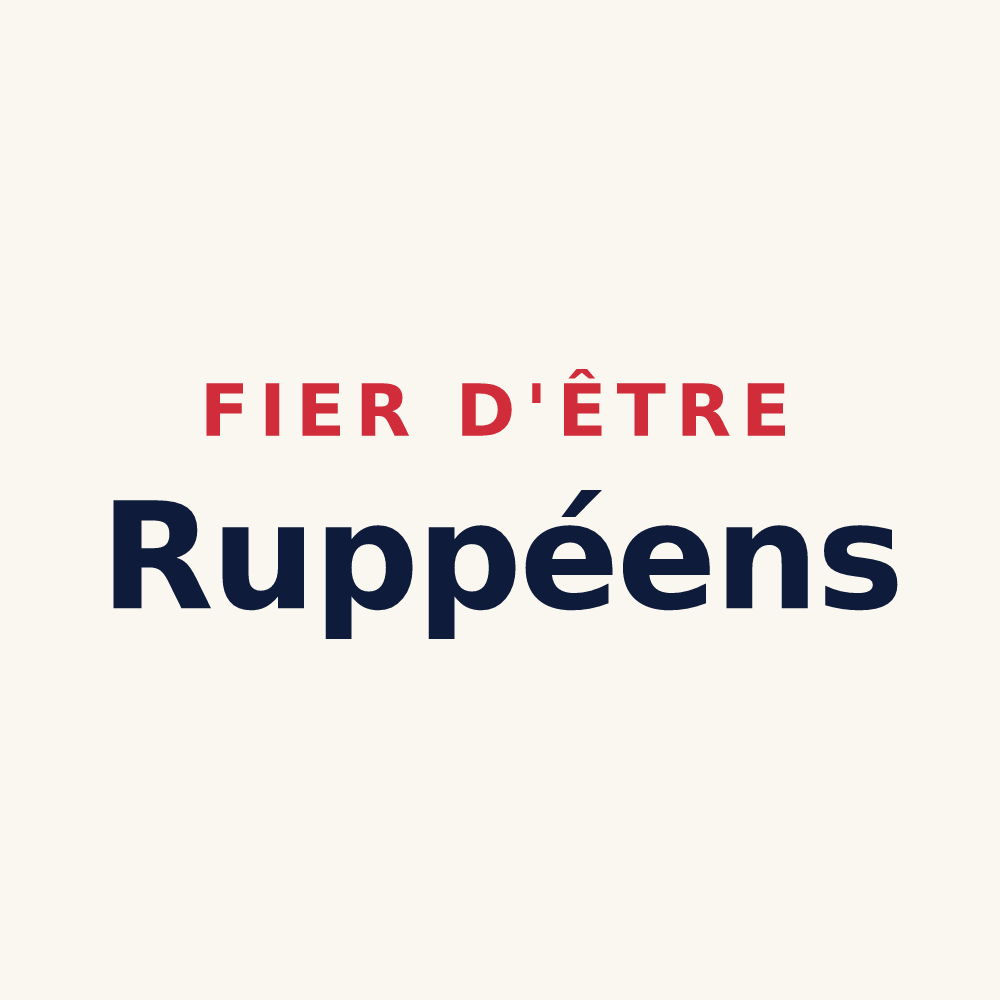 Tasse « Fier d'être Ruppéens » — design pour Rupt-sur-Moselle