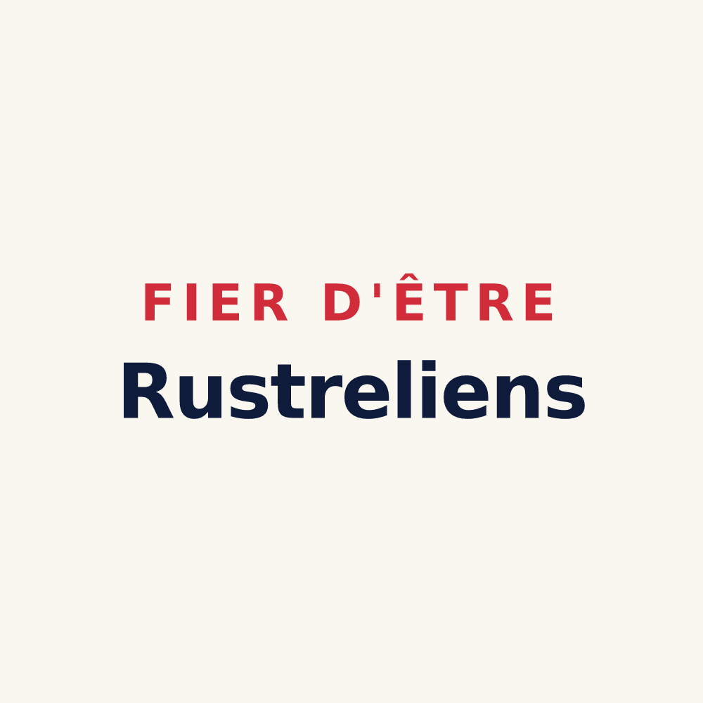 Tasse « Fier d'être Rustreliens » — design pour Rustrel