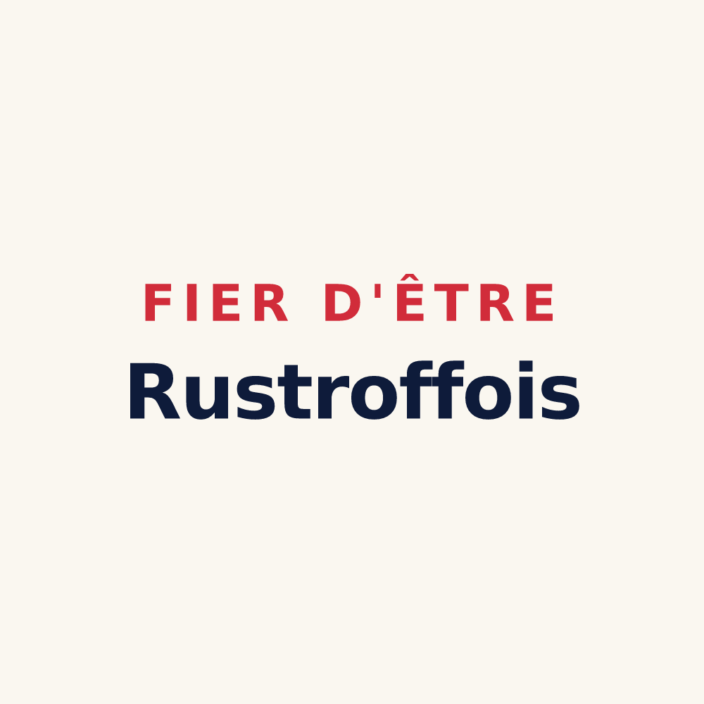 Tasse « Fier d'être Rustroffois » — design pour Rustroff