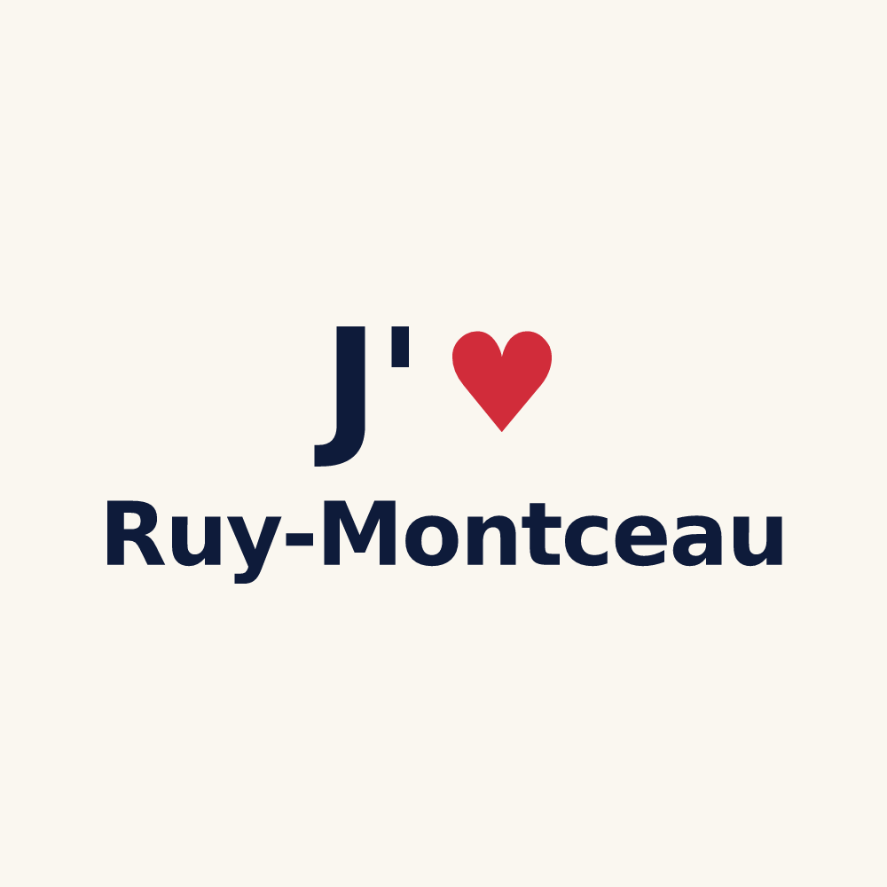 Tasse personnalisée Ruy-Montceau — design J'aime Ruy-Montceau