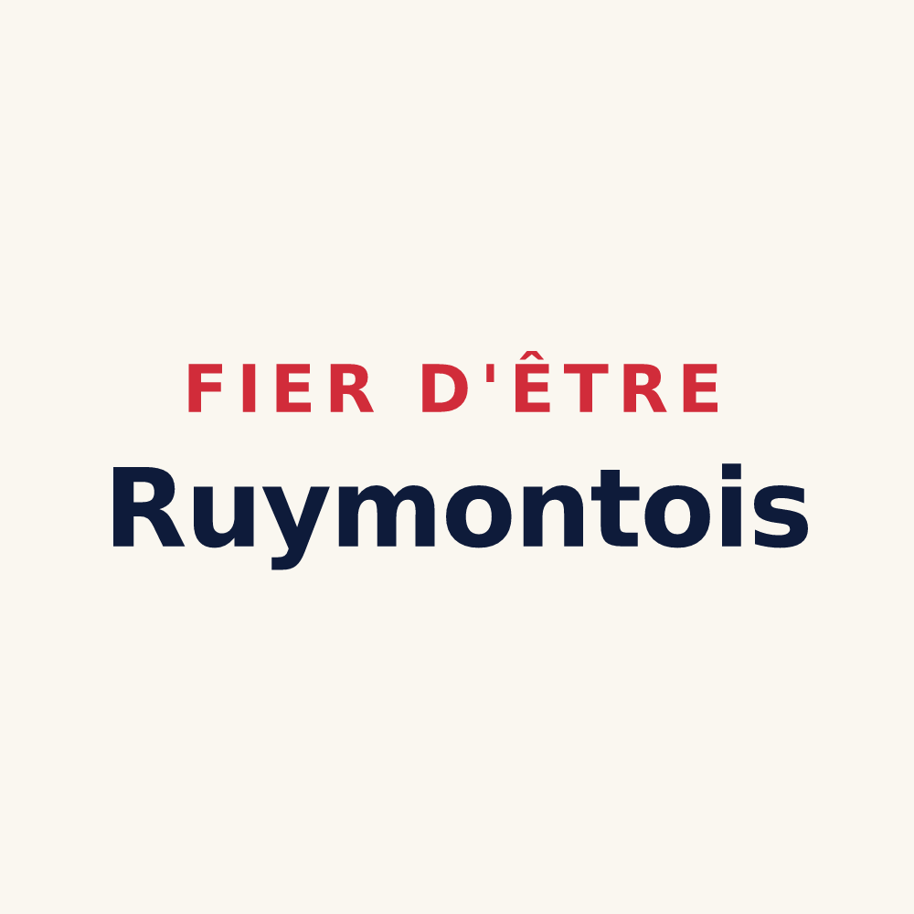Tasse « Fier d'être Ruymontois » — design pour Ruy-Montceau