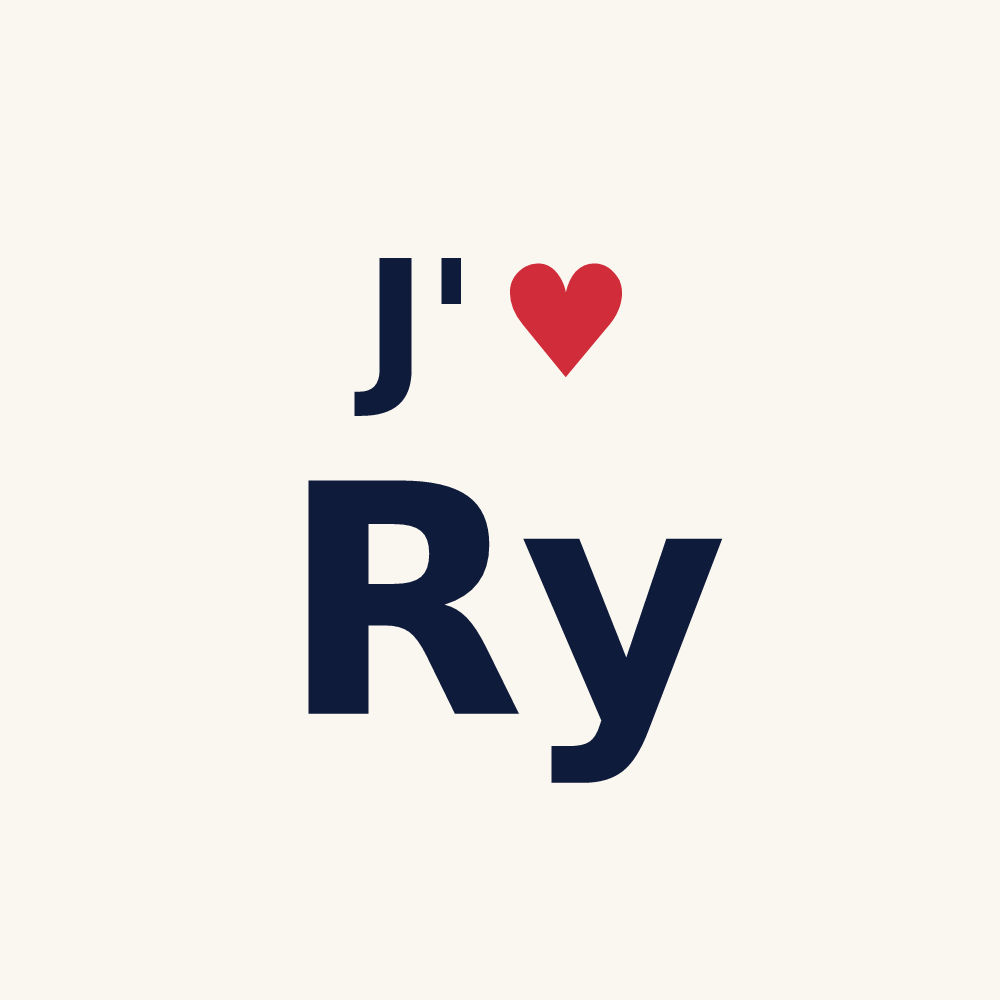 Tasse personnalisée Ry — design J'aime Ry