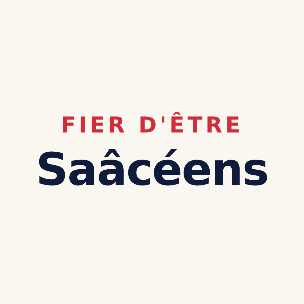 Tasse « Fier d'être Saâcéens » — design pour Saâcy-sur-Marne