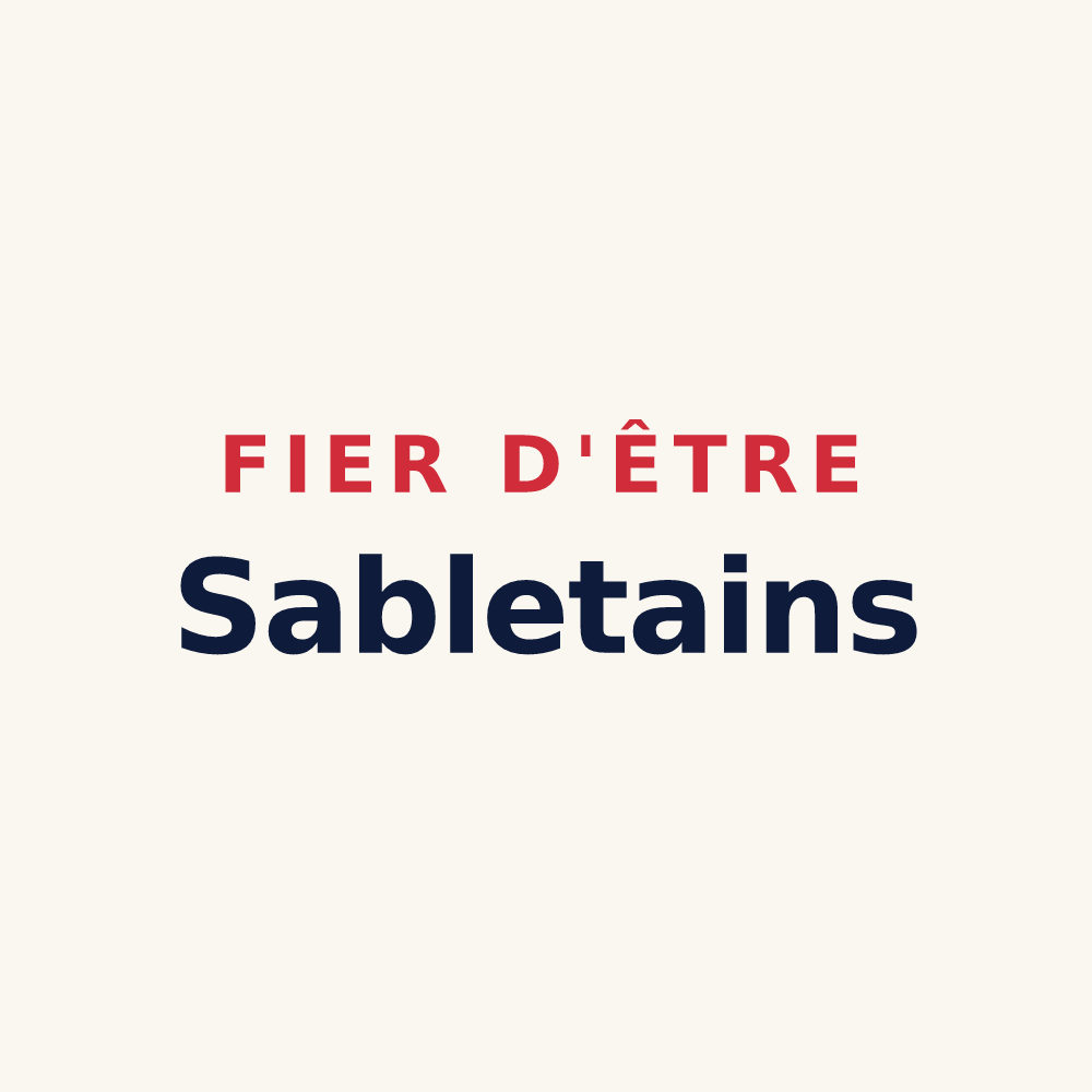 Tasse « Fier d'être Sabletains » — design pour Sablet