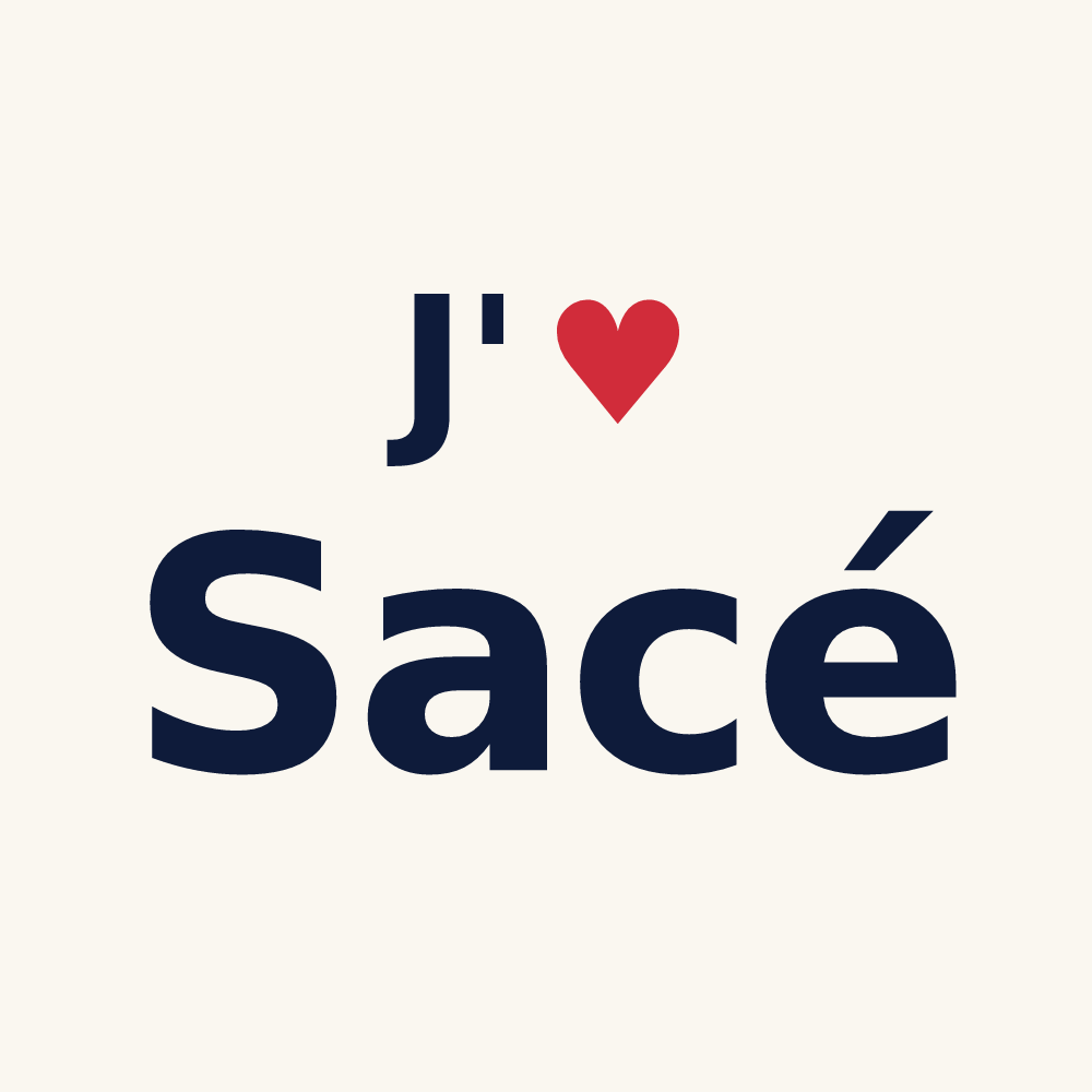 Tasse personnalisée Sacé — design J'aime Sacé