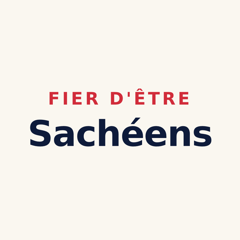 Tasse « Fier d'être Sachéens » — design pour Saché