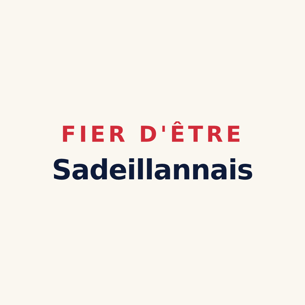 Tasse « Fier d'être Sadeillannais » — design pour Sadeillan