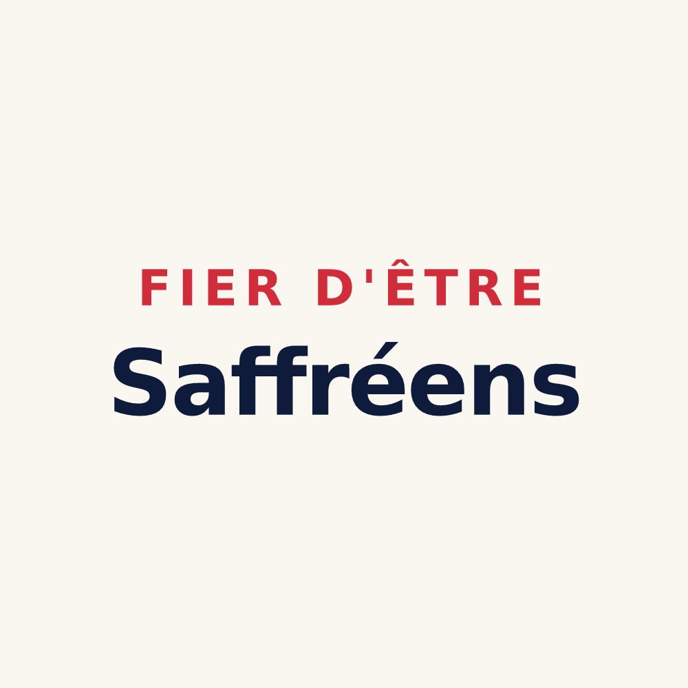 Tasse « Fier d'être Saffréens » — design pour Saffré