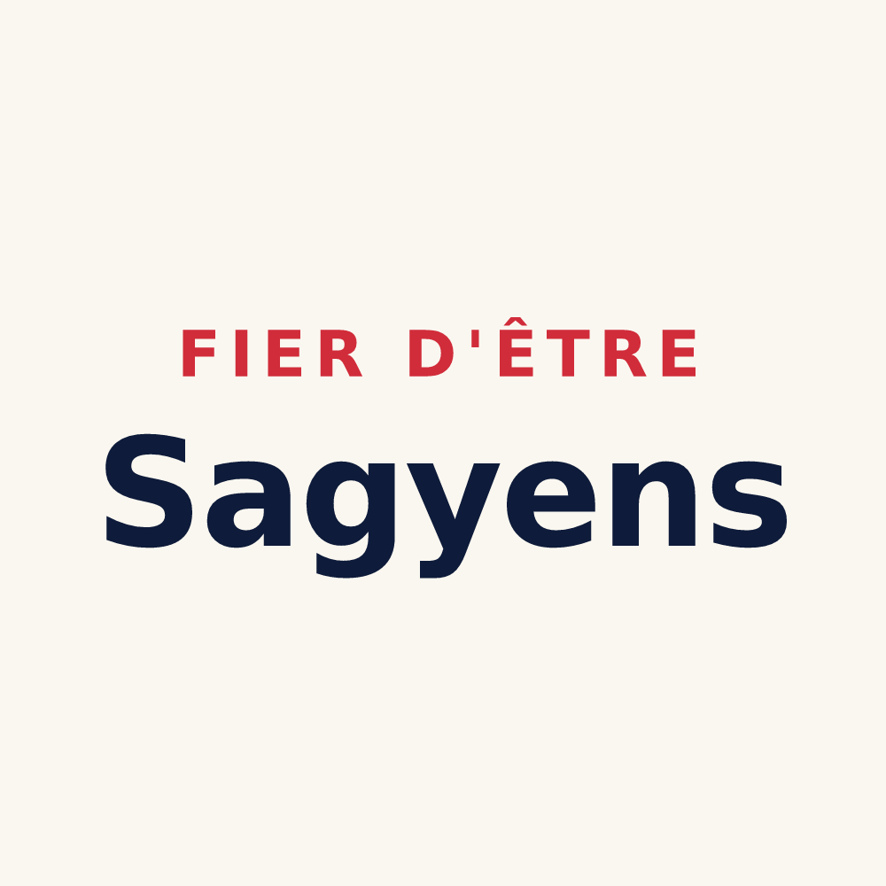 Tasse « Fier d'être Sagyens » — design pour Sagy