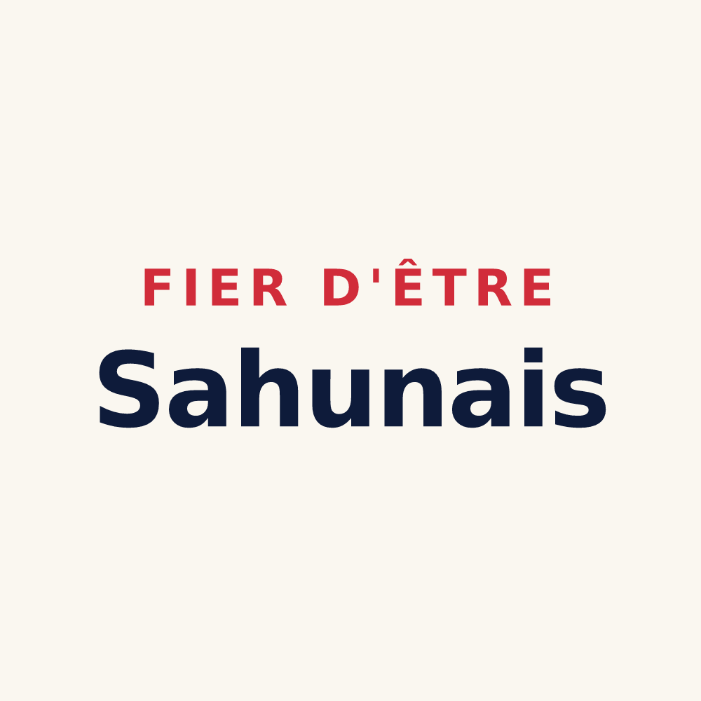 Tasse « Fier d'être Sahunais » — design pour Sahune